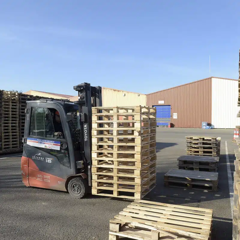 Impact environnemental recyclage palettes tuiles EDILIANS GROUP