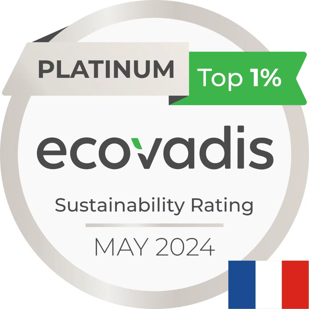 Certification Ecovadis Platine EDILIANS