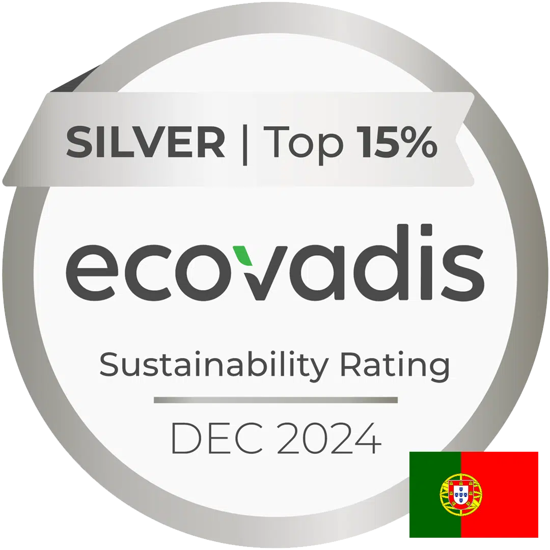 Silver medal Ecovadis - Umbelino Monteiro